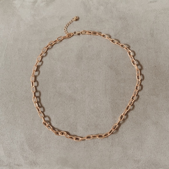 n e w | gold chain link necklace ♡ - Picture 3 of 5